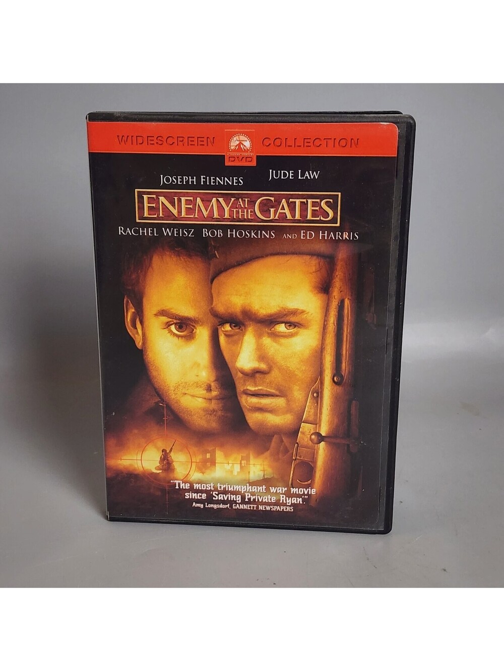 Enemy at the Gates (DVD, 2001) Joseph Fiennes, Jude Law, Rachel Weisz, War Drama